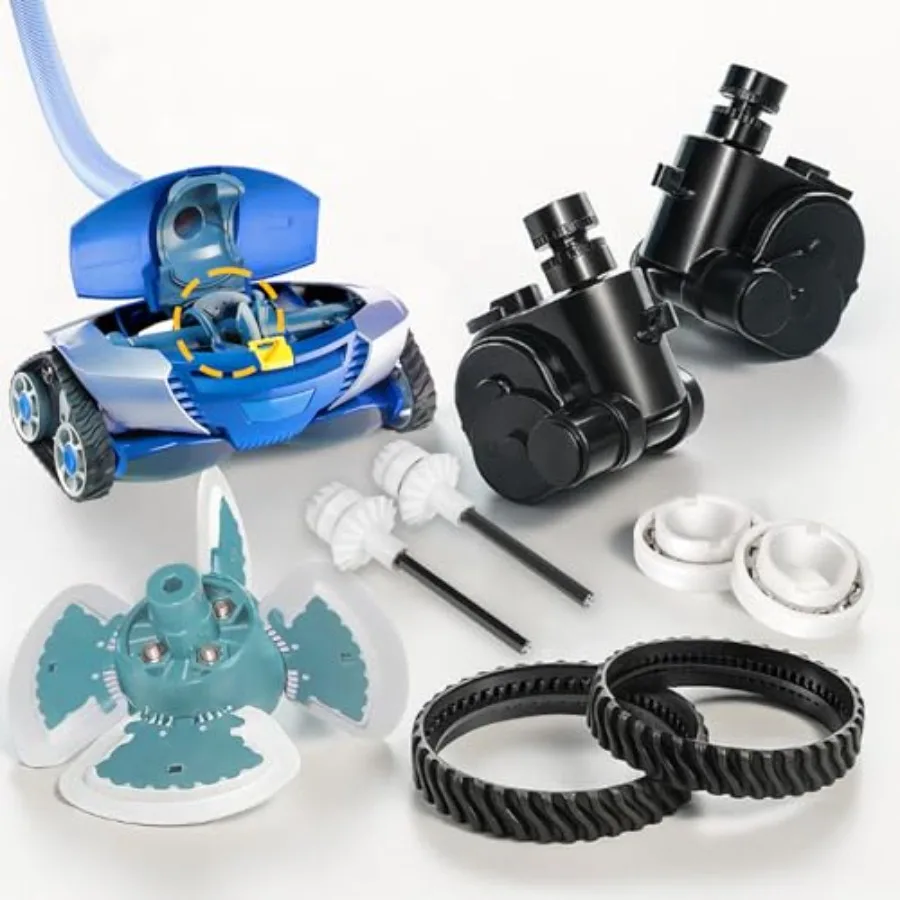Pool cleaner tune-up kit for Zodiac MX6 MX8 MX6EL MX8EL: stainless steel bearings control devices in black R0525100 R0526100 R0
Pool cleaner tune-up kit for Zodiac MX6 MX8 MX6EL MX8EL: stainless steel bearings control devices in black R0525100 R0526100 R0
