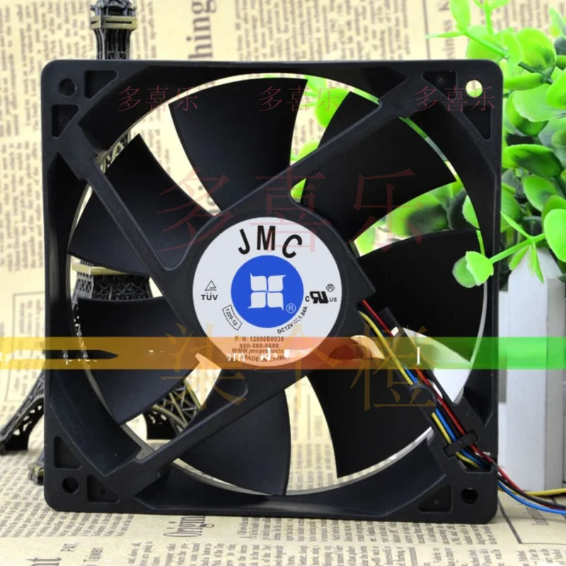 ZMZM для JMC 1225-12 DC12V 1,84A 12000B0038 12 см промышленный вентилятор охлаждения корпуса 
ZMZM для JMC 1225-12 DC12V 1,84A 12000B0038 12 см промышленный вентилятор охлаждения корпуса