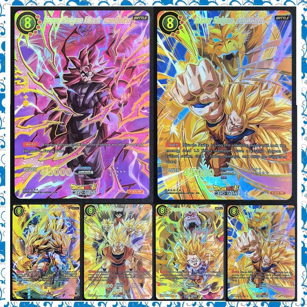 10PC/Set Anime Dragon Ball DIY ACG Son Gohan Gogeta Yonsei Torankusu Premium Glitter Collectible Card Christmas Birthday Gifts
10PC/Set Anime Dragon Ball DIY ACG Son Gohan Gogeta Yonsei Torankusu Premium Glitter Collectible Card Christmas Birthday Gifts