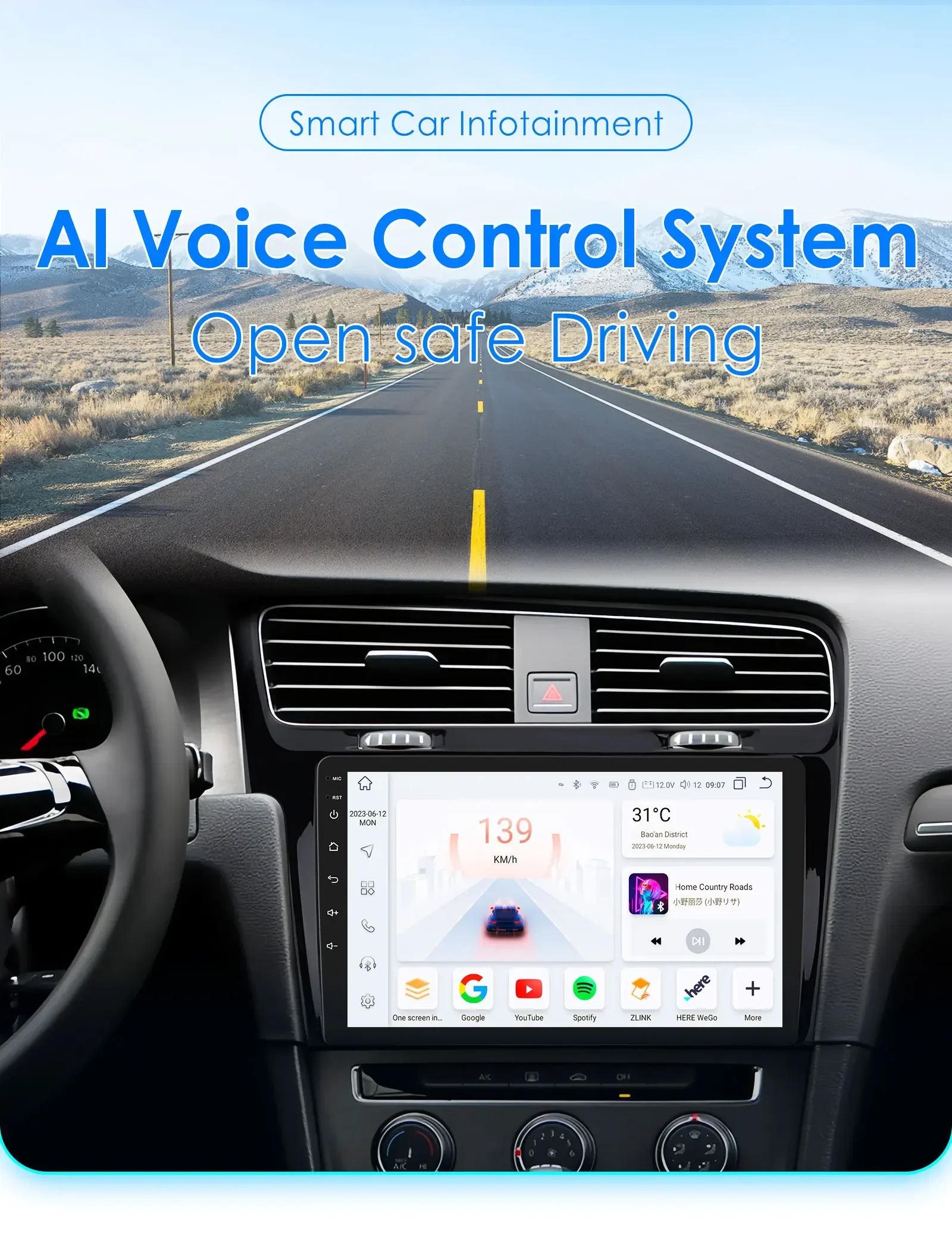 For Volkswagen Golf 7 2013-2017 Car radio Android 12 multimedia Video player wireless Carplay 4G GPS navi Screen 2din Head Unit
For Volkswagen Golf 7 2013-2017 Car radio Android 12 multimedia Video player wireless Carplay 4G GPS navi Screen 2din Head Unit