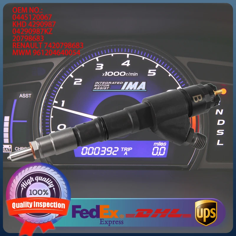 Common Rail Fuel Injector 0445120067 0986435549 4290987 20798683 7420798683 for Deutz KHD and MWM Renault Volvo
Common Rail Fuel Injector 0445120067 0986435549 4290987 20798683 7420798683 for Deutz KHD and MWM Renault Volvo