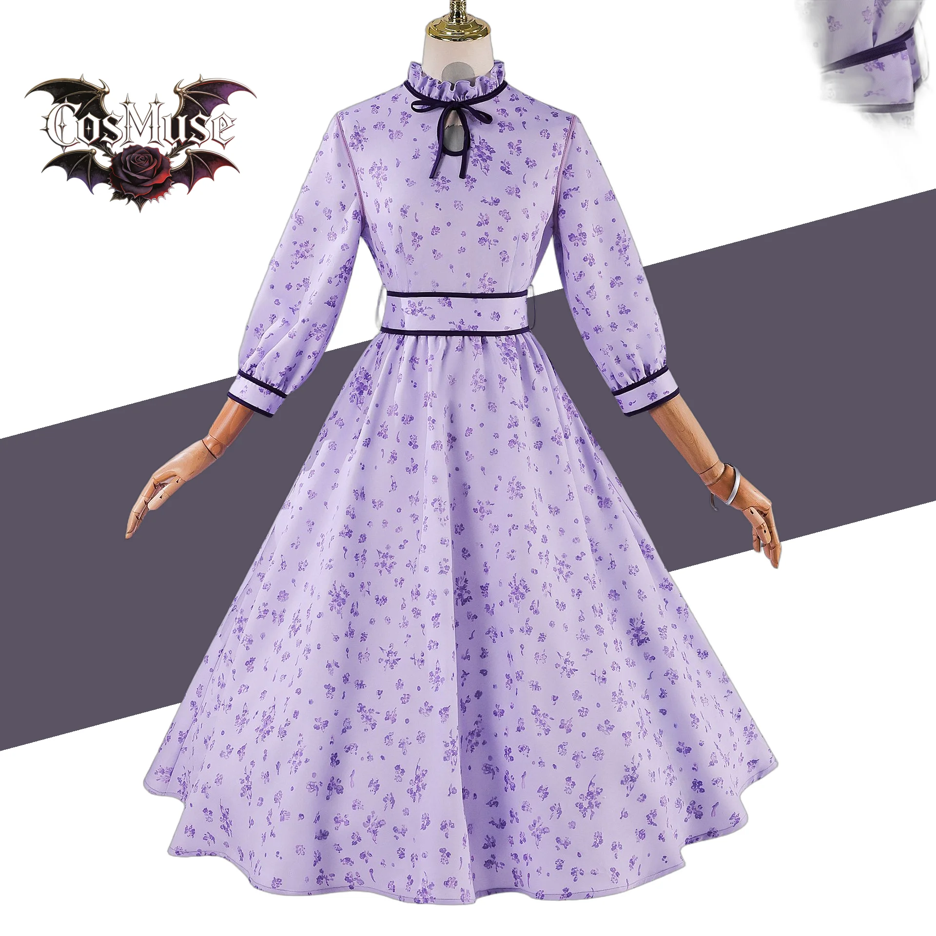 Платье принцессы Лолиты Frieren Fern Purple Floral в стиле аниме, готический костюм для косплея для женщин, повседневная одежда, платье для вечеринки на Хэллоуин
Платье принцессы Лолиты Frieren Fern Purple Floral в стиле аниме, готический костюм для косплея для женщин, повседневная одежда, платье для вечеринки на Хэллоуин