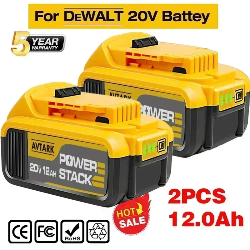 Для Dewalt 20 В 12000 мАч Сменный аккумулятор DCB606 DCB609 DCB205 DCB206 DCB209 DCB182 Аккумулятор для беспроводного электроинструмента
Для Dewalt 20 В 12000 мАч Сменный аккумулятор DCB606 DCB609 DCB205 DCB206 DCB209 DCB182 Аккумулятор для беспроводного электроинструмента
