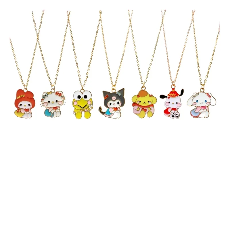 Sanrio Hello Kitty Love Series Necklaces Anime Figures Kuromi My Melody Cartoon Anime Merchandise Decoration Girl Birthday Gifts
Sanrio Hello Kitty Love Series Necklaces Anime Figures Kuromi My Melody Cartoon Anime Merchandise Decoration Girl Birthday Gifts