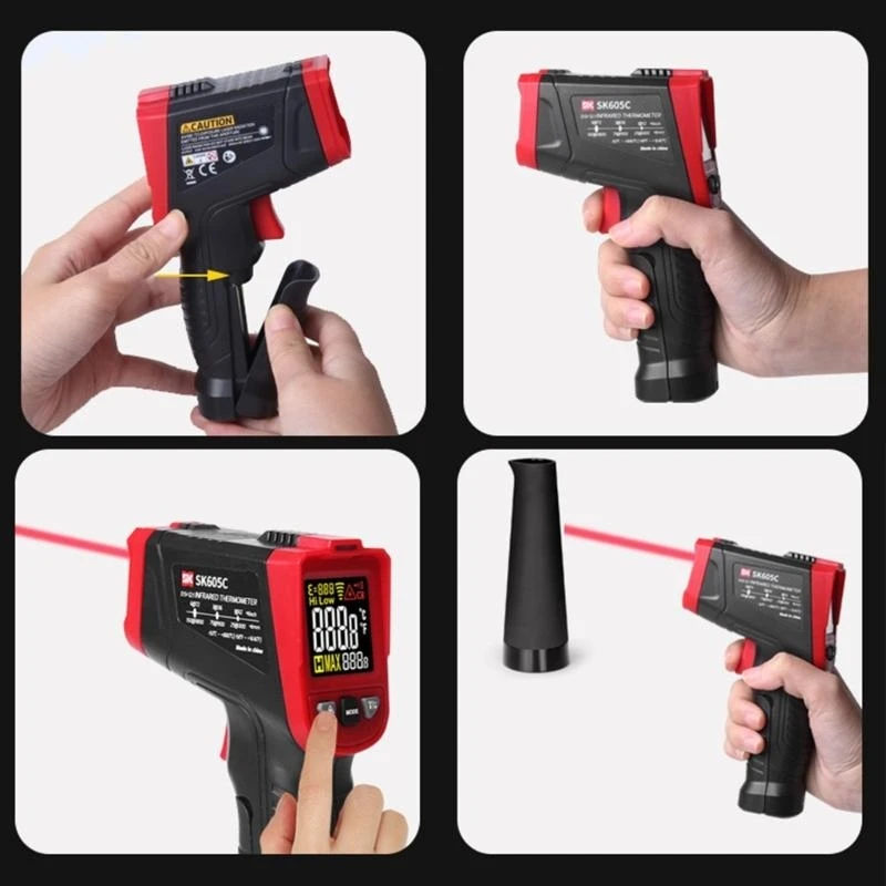 Y5GD High Temp for Cooking Grill- HVAC Engine Griddle- Digital Thermometer -50~880℃ Thermometer Pyrometer
Y5GD High Temp for Cooking Grill- HVAC Engine Griddle- Digital Thermometer -50~880℃ Thermometer Pyrometer