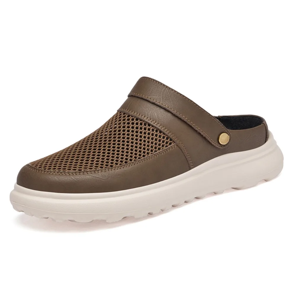 2026 Men's Sandals Open-Toe Hollow out Soft Bottom Leisure Shoes Breathable Mesh Top Summer Beach Slippers Large Size Slippers
2026 Men's Sandals Open-Toe Hollow out Soft Bottom Leisure Shoes Breathable Mesh Top Summer Beach Slippers Large Size Slippers
