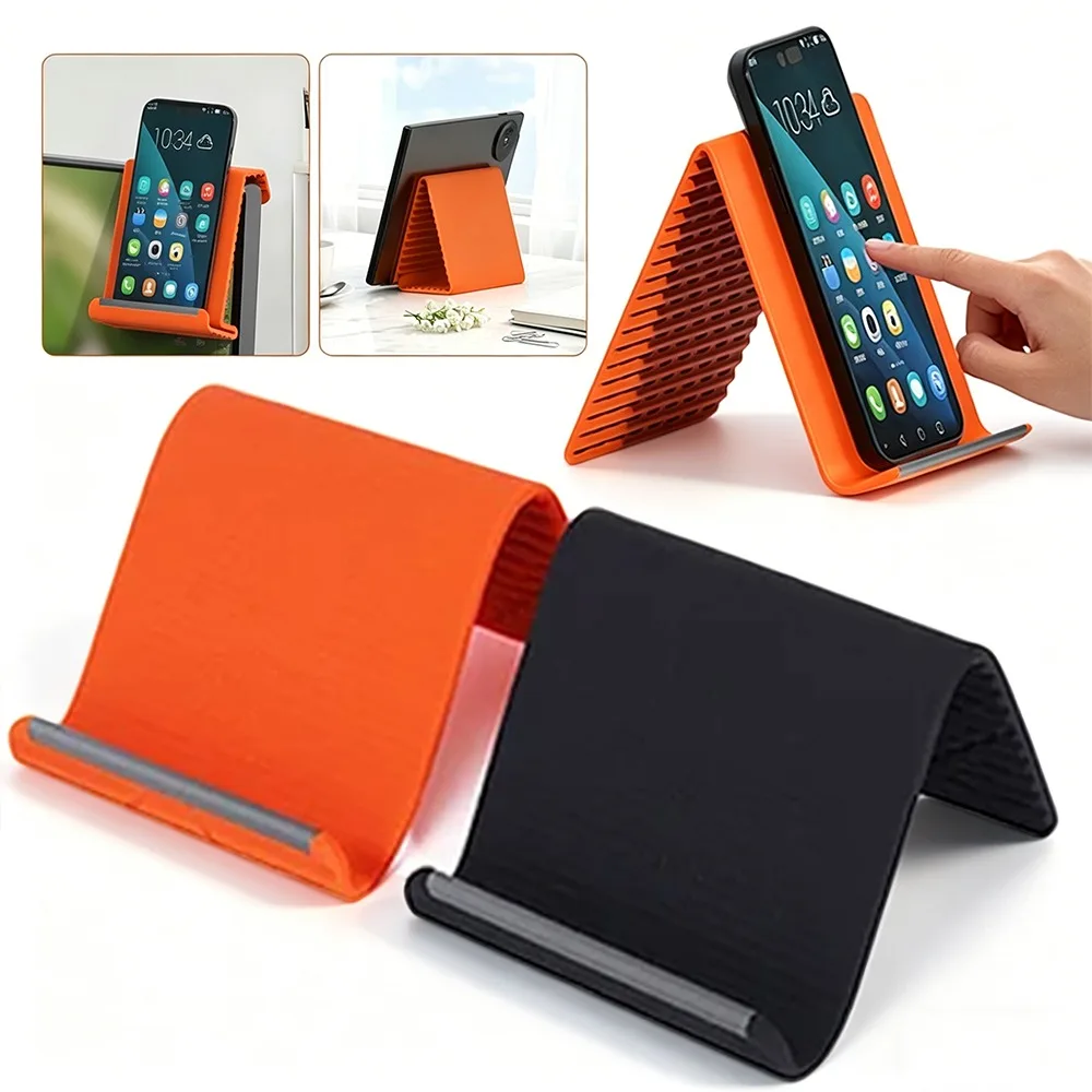 Portable Foldable Silicone Mobile Phone Holder Bendable Freely into Any Shape Multi-Angle Adjustable Stand for iPhone Samsung
Portable Foldable Silicone Mobile Phone Holder Bendable Freely into Any Shape Multi-Angle Adjustable Stand for iPhone Samsung