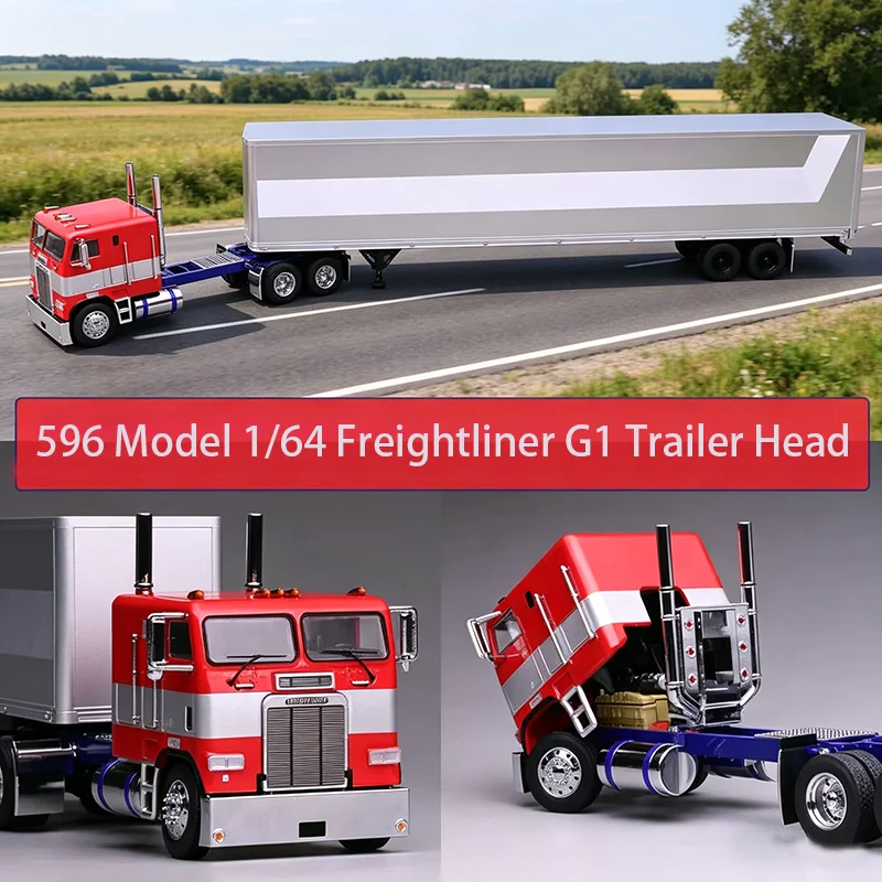 Модель 596, масштаб 1/64, Freightliner G1, тягач-полуприцеп, литая модель автомобиля из сплава, коллекционный подарок
Модель 596, масштаб 1/64, Freightliner G1, тягач-полуприцеп, литая модель автомобиля из сплава, коллекционный подарок
