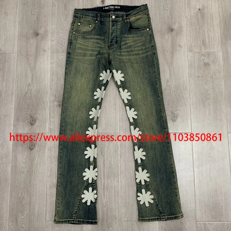 American Trend LOST SHDWS JEANS Retro Casual High-quality Embroidered Pattern Slim Denim Trousers Street Trend Straight Pants
American Trend LOST SHDWS JEANS Retro Casual High-quality Embroidered Pattern Slim Denim Trousers Street Trend Straight Pants