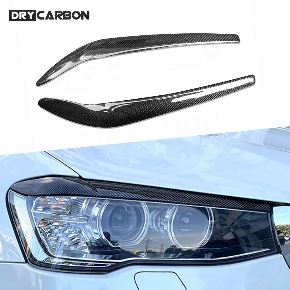 Carbon Fiber Car Front Headlamp Eyebrow Sticker for BMW X3 X4 F25 26 2014 2015 2016 2017 Headlight Eyelid Cover Trim Accessories
Carbon Fiber Car Front Headlamp Eyebrow Sticker for BMW X3 X4 F25 26 2014 2015 2016 2017 Headlight Eyelid Cover Trim Accessories