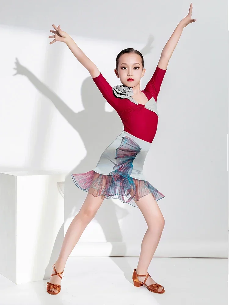 Girls Salsa Rumba Samba Latin Dance Dresses Children Tassels Modern Ballroom Latino Dresses for Dancing Outfits Fringes
Girls Salsa Rumba Samba Latin Dance Dresses Children Tassels Modern Ballroom Latino Dresses for Dancing Outfits Fringes
