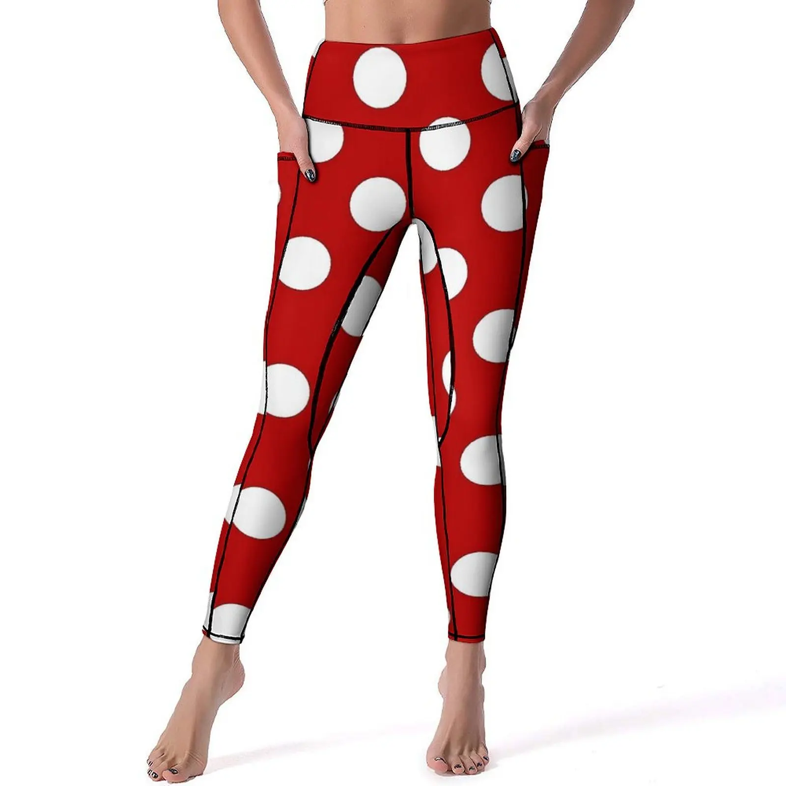 Red And White Polka Dots Retro Leggings Running Yoga Pants High Waist Vintage Leggins Quick-Dry Graphic Sport Legging Gift
Red And White Polka Dots Retro Leggings Running Yoga Pants High Waist Vintage Leggins Quick-Dry Graphic Sport Legging Gift