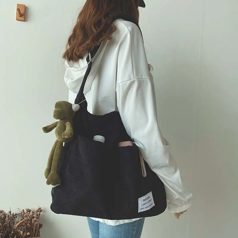Jooyedeer Вельветовая большая сумка Женская сумка на плечо Женская повседневная однотонная прогулочная сумка с несколькими карманами большой вместительности
Jooyedeer Вельветовая большая сумка Женская сумка на плечо Женская повседневная однотонная прогулочная сумка с несколькими карманами большой вместительности
