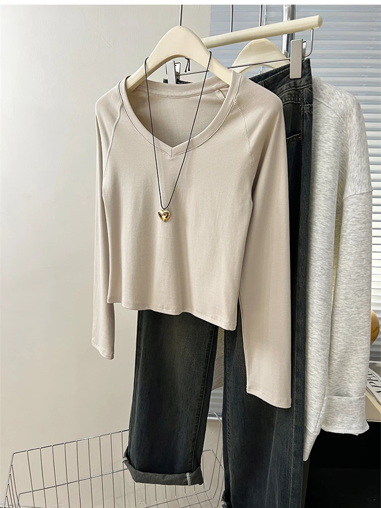 Autumn Women T Shirt Girls T-Shirt Woman Clothes Tops Cotton Slim Tshirt Female Long Sleeve Crop Top Y2k Spring Tee Sexy White
Autumn Women T Shirt Girls T-Shirt Woman Clothes Tops Cotton Slim Tshirt Female Long Sleeve Crop Top Y2k Spring Tee Sexy White