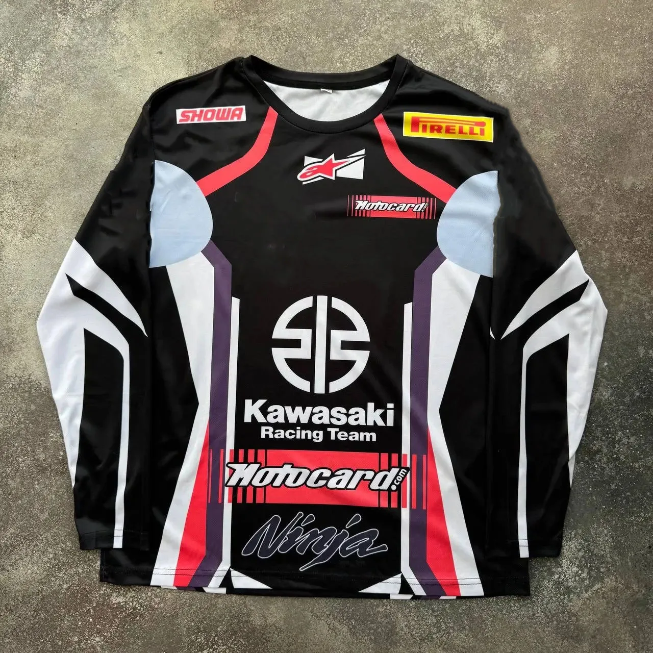 Новинка 2025, мужской и женский Monster Energy Kawasaki Y2K Asap в стиле рок, модный топ, дышащий гоночный костюм, велосипедный костюм 
Новинка 2025, мужской и женский Monster Energy Kawasaki Y2K Asap в стиле рок, модный топ, дышащий гоночный костюм, велосипедный костюм