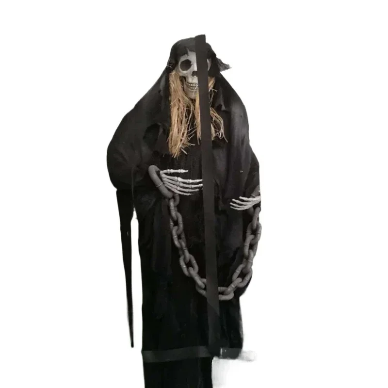 Halloween new cage ghost large hanging ghost bar haunted house secret room decoration props supplies
Halloween new cage ghost large hanging ghost bar haunted house secret room decoration props supplies