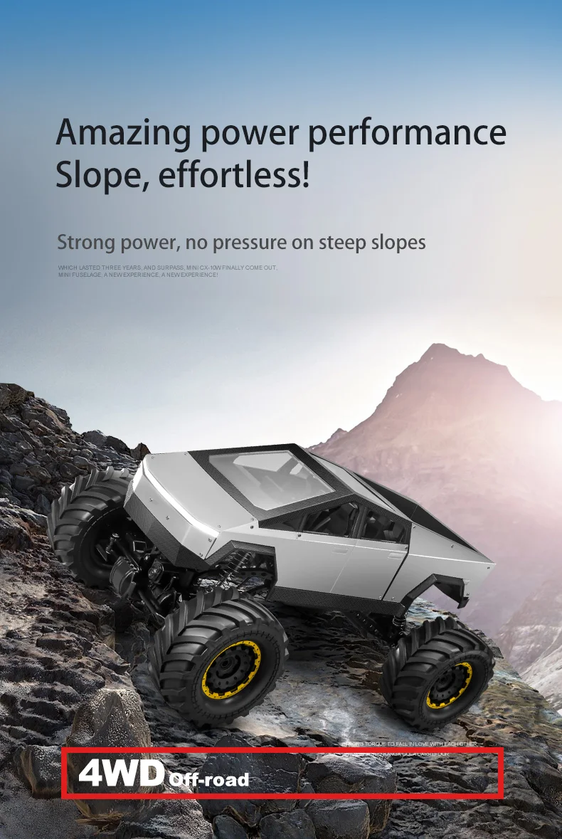 Super Large 1:10 46CM Alloy 4WD Off-Road Capability Climbing Car High-Speed Racing Car Large Size RC Racing Car Boy Kid Gift Toy
Super Large 1:10 46CM Alloy 4WD Off-Road Capability Climbing Car High-Speed Racing Car Large Size RC Racing Car Boy Kid Gift Toy