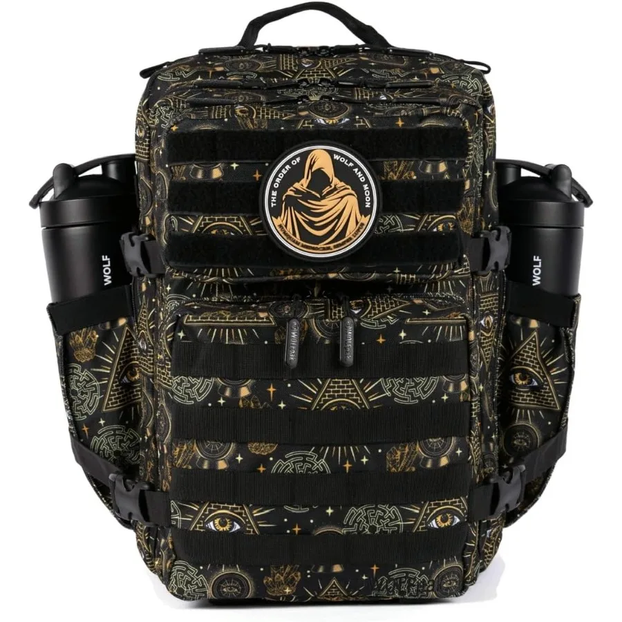 WOLFpak 35L Athletic Gym Backpack - Durable 1000D Waterproof Oxford Material with MOLLE Webbing Laptop Pocket and Dual Cup Hold
WOLFpak 35L Athletic Gym Backpack - Durable 1000D Waterproof Oxford Material with MOLLE Webbing Laptop Pocket and Dual Cup Hold