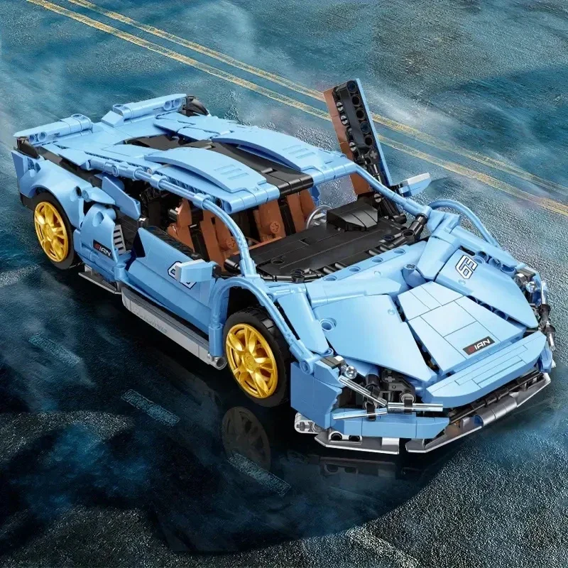 1332PCS City Racing Blue Sports Car Building Blocks Supercar Model Bricks Desktop Decor Idea Diy Toys For Boys Birthday Gifts
1332PCS City Racing Blue Sports Car Building Blocks Supercar Model Bricks Desktop Decor Idea Diy Toys For Boys Birthday Gifts