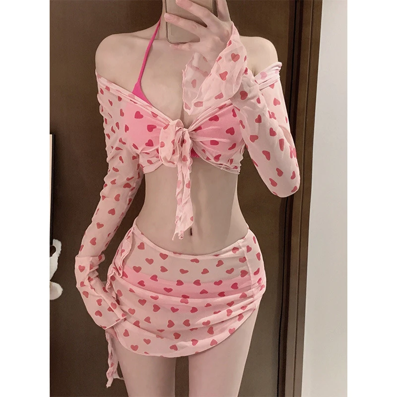 Y2k Fairy Sweet High Waist Swimwear Set Split Bikini Set for Women Print Trendy Chic Beach Vacation Summer Party 2026 Fashion
Y2k Fairy Sweet High Waist Swimwear Set Split Bikini Set for Women Print Trendy Chic Beach Vacation Summer Party 2026 Fashion