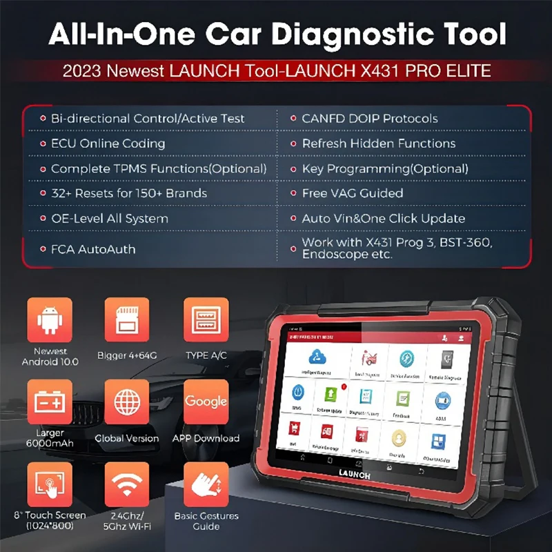 X431PADVII7 Automotive Computer Diagnostic Instrument for Online Programming, OBD Vehicle Repair and Inspection Equipment
X431PADVII7 Automotive Computer Diagnostic Instrument for Online Programming, OBD Vehicle Repair and Inspection Equipment