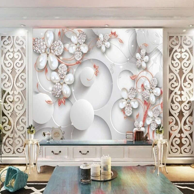 Luxury-Style 3D Geometric Flower Jewelry Artistic Creative Living Room TV Sofa Wall Poster Decoration Picture Background Wall
Luxury-Style 3D Geometric Flower Jewelry Artistic Creative Living Room TV Sofa Wall Poster Decoration Picture Background Wall
