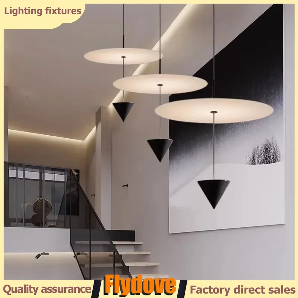 Italian UFO Circular LED Pendant Light Creative Living Room Coffee Shop Bedside Lighting Decoration Counterweight Pendant Light
Italian UFO Circular LED Pendant Light Creative Living Room Coffee Shop Bedside Lighting Decoration Counterweight Pendant Light