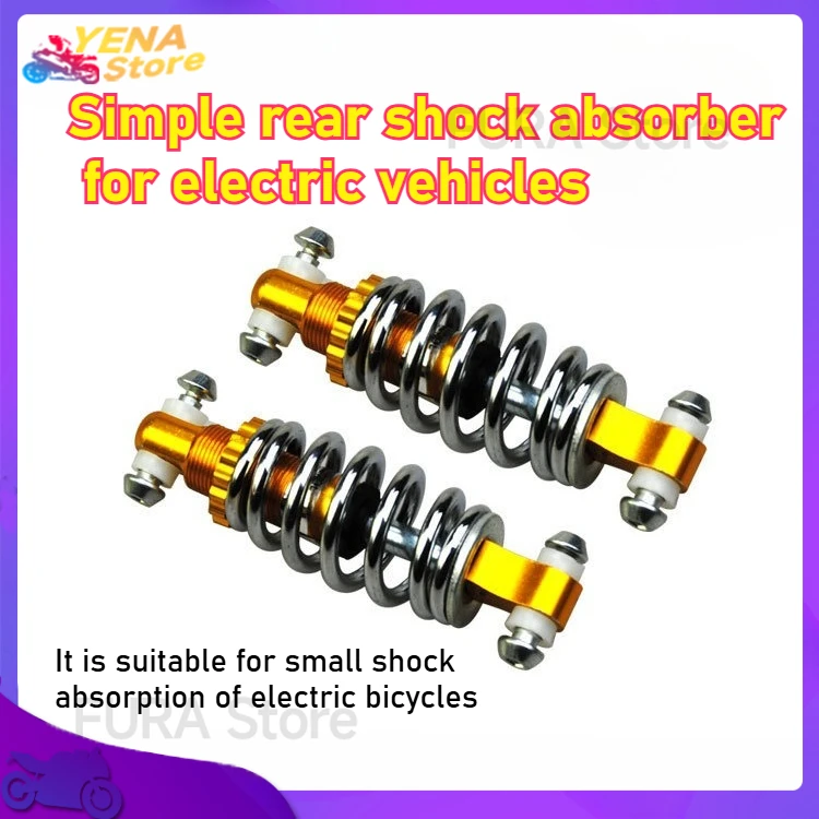 New electric vehicle rear shock absorber 12.5-hole pitch mini damping pitch spring-plated general simple electric vehicle
New electric vehicle rear shock absorber 12.5-hole pitch mini damping pitch spring-plated general simple electric vehicle