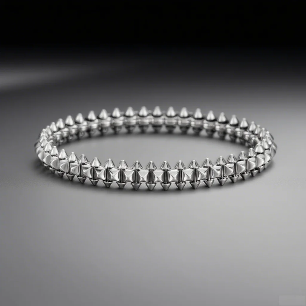 Trendy New Product s925 Silver Premium Pearlescent Face Bullet Bracelet with Soft and Smooth Texture for Men and Women
Trendy New Product s925 Silver Premium Pearlescent Face Bullet Bracelet with Soft and Smooth Texture for Men and Women