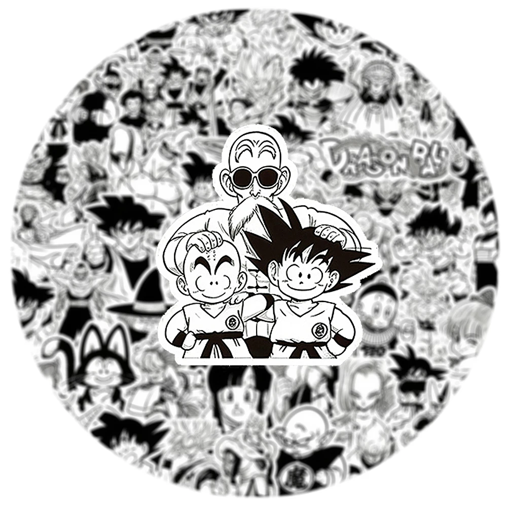10/50/100pcs Classic Anime Dragon Ball Stickers Black White Manga Graffiti Sticker Laptop Phone Guitar Car Cool Cartoon Decals
10/50/100pcs Classic Anime Dragon Ball Stickers Black White Manga Graffiti Sticker Laptop Phone Guitar Car Cool Cartoon Decals