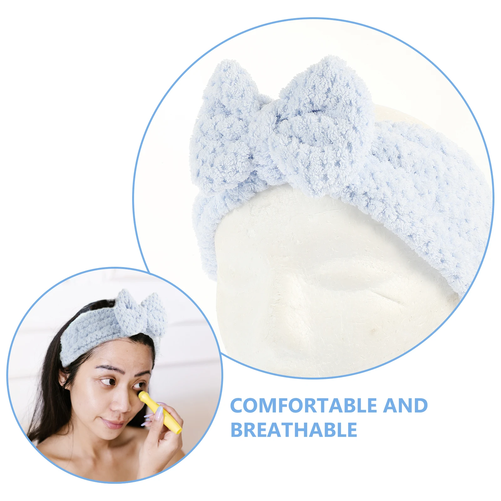 3 Pcs Headband Face Wash Hair Headbands for Facials Washing Make up Bow Knot Spa Makeup Travel
3 Pcs Headband Face Wash Hair Headbands for Facials Washing Make up Bow Knot Spa Makeup Travel