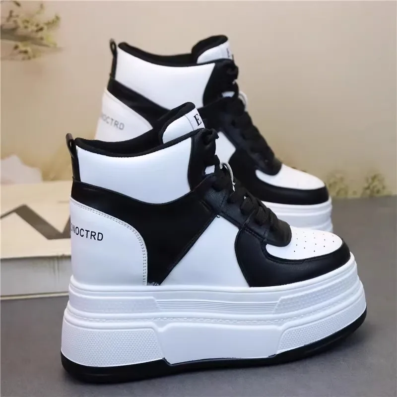 8cm 10cm 12cm High Platform Shoes Women Autumn Chunky Sneakers Designer Thick Sole Leather Fleece vulcanized shoes 40
8cm 10cm 12cm High Platform Shoes Women Autumn Chunky Sneakers Designer Thick Sole Leather Fleece vulcanized shoes 40