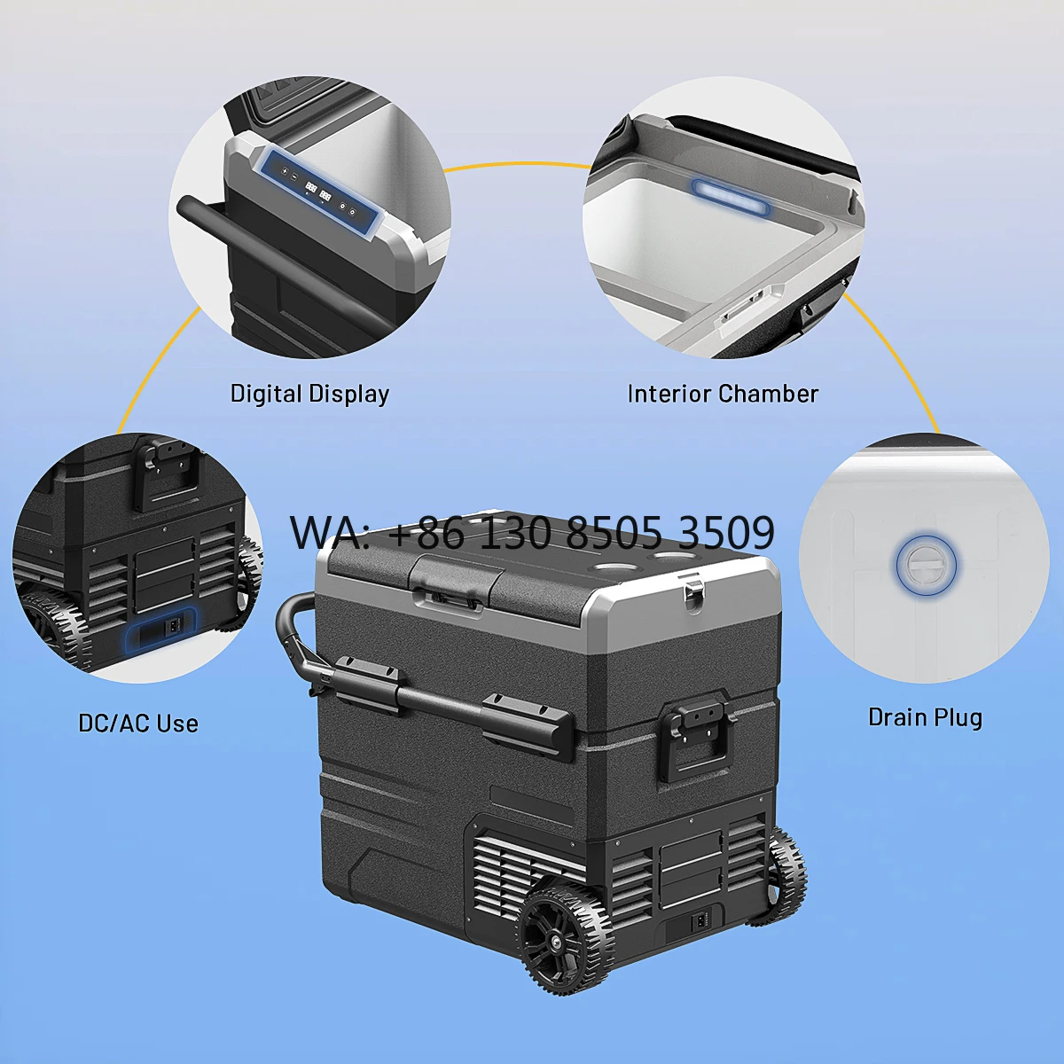 TFW35 New Dual-zone 12 Volt DC Freezer Camping Fridge 24V Refrigerator Portable Car Fridges
TFW35 New Dual-zone 12 Volt DC Freezer Camping Fridge 24V Refrigerator Portable Car Fridges