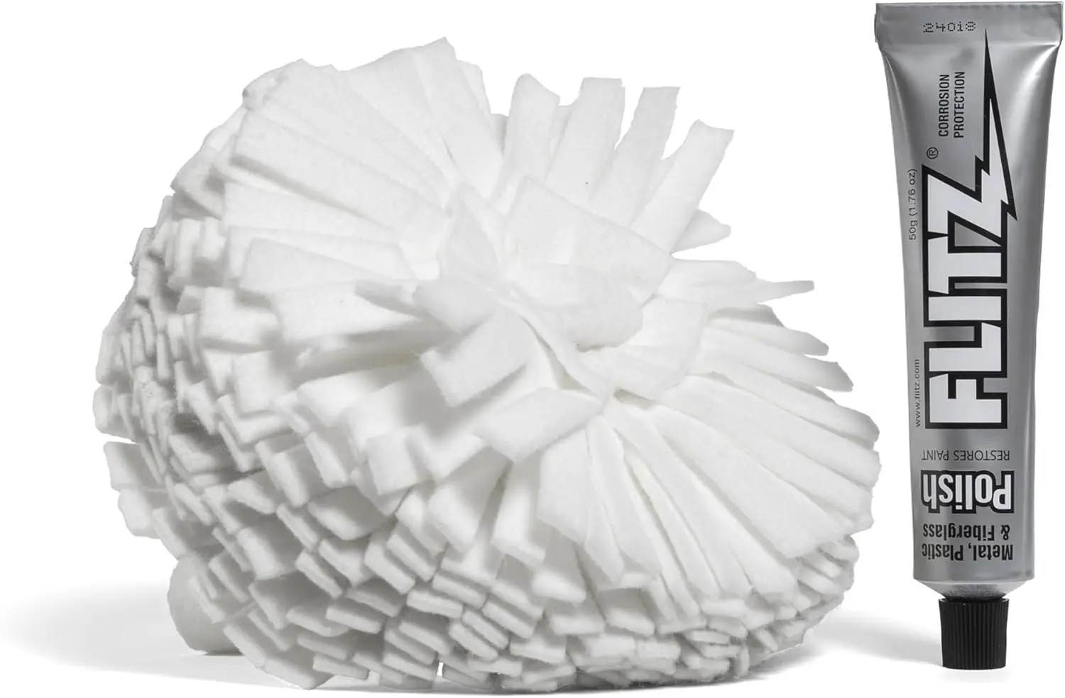 7-inch Drill Buffer Polisher Attachment with 1.76oz Polish Paste - Self-Cooling, Washable for Metals and Plastics
7-inch Drill Buffer Polisher Attachment with 1.76oz Polish Paste - Self-Cooling, Washable for Metals and Plastics