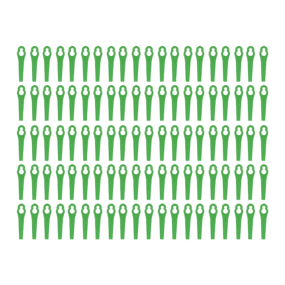 100pcs Plastic Plastic Cutter Blades Green/Red Replacement Garden Pruning Accessories Nylon Lawn Mower Cutting Tool Lawn Mower
100pcs Plastic Plastic Cutter Blades Green/Red Replacement Garden Pruning Accessories Nylon Lawn Mower Cutting Tool Lawn Mower