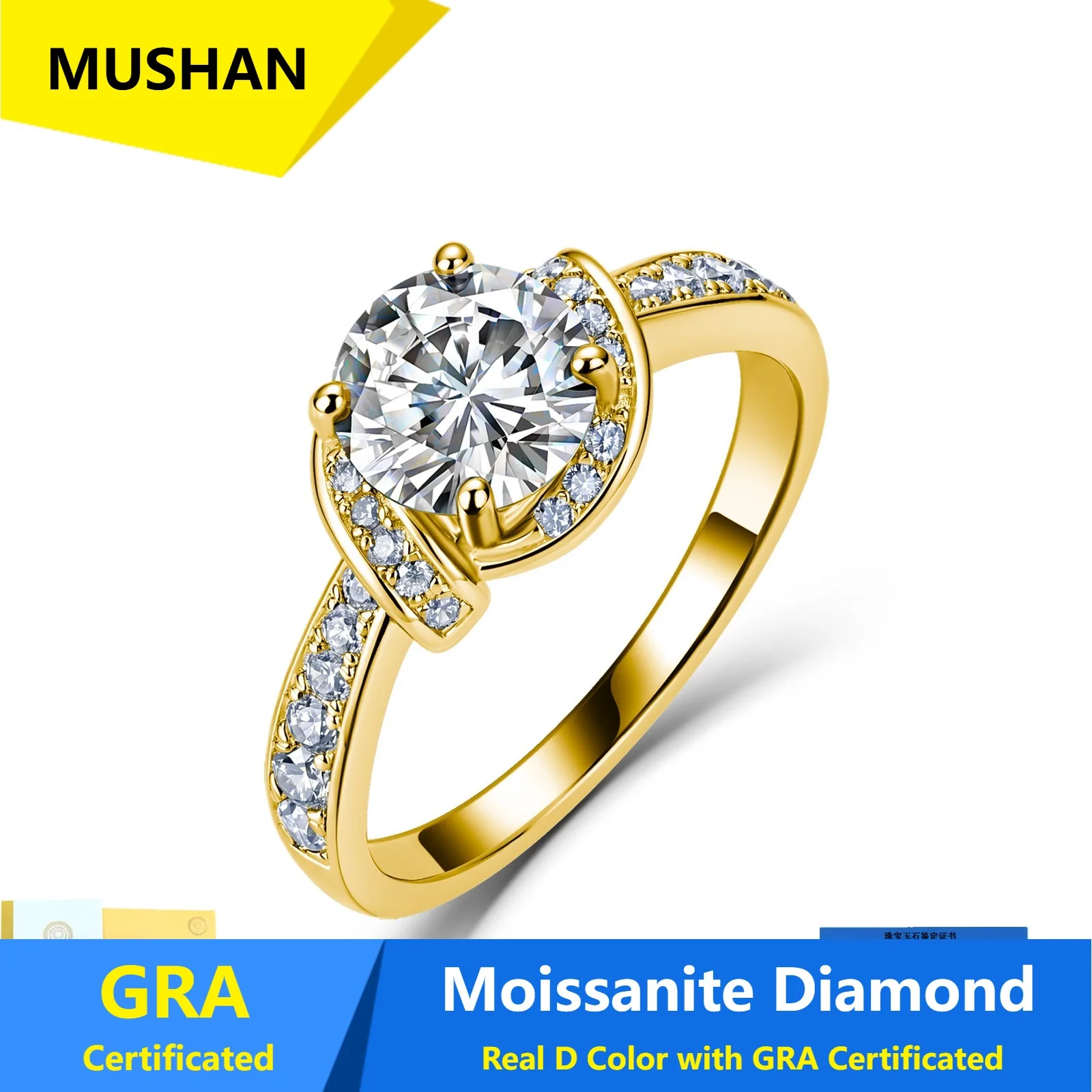 MUSHAN Luxury Jewelry 925 Sterling Silver Ring Band Women GRA Certificated Moissanite Diamond Emerald D Color Rings Fine Jewelry
MUSHAN Luxury Jewelry 925 Sterling Silver Ring Band Women GRA Certificated Moissanite Diamond Emerald D Color Rings Fine Jewelry
