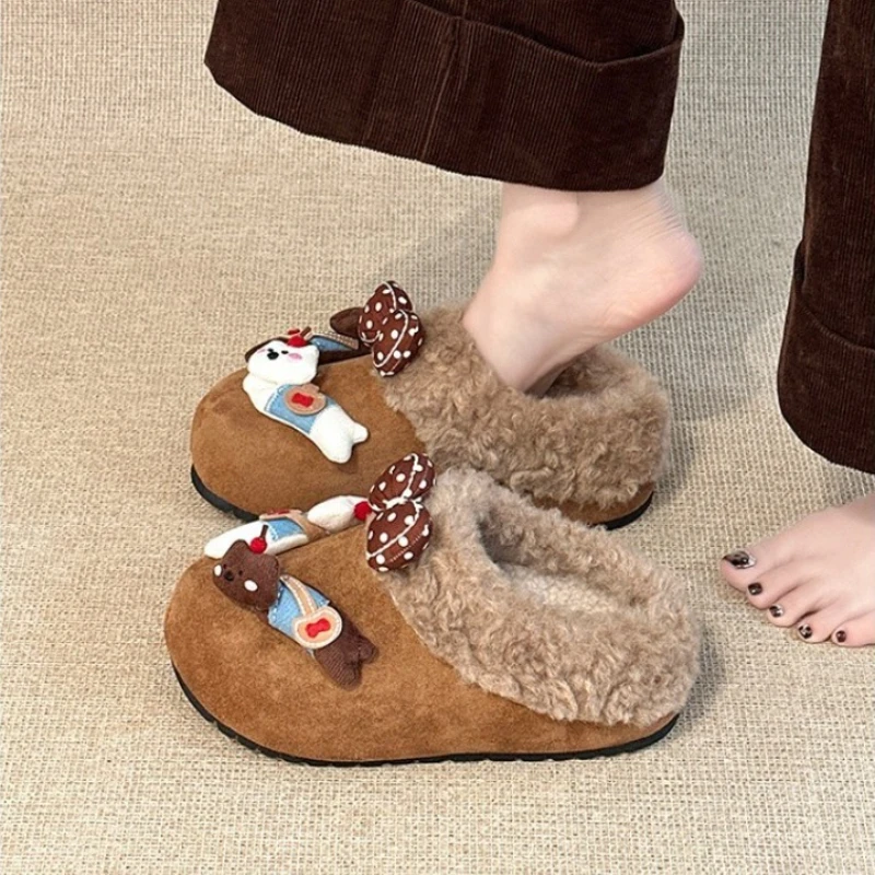 2026 Winter New Women's Warm Cotton Slippers Fashionable Cute Cartoon Closed - Toe for Outdoor Wear
2026 Winter New Women's Warm Cotton Slippers Fashionable Cute Cartoon Closed - Toe for Outdoor Wear