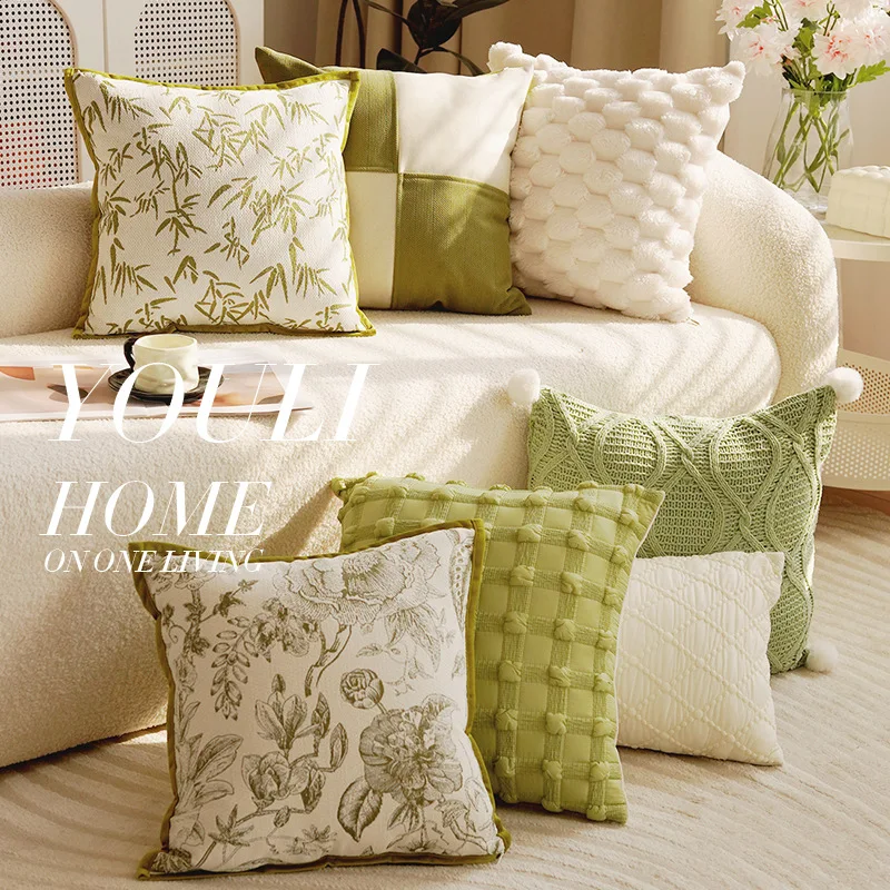 30X50/45X45cm Bamboo Leaf Light Luxury French Living Room Throw Pillow Cover Living Room Sofa Cushion Cover Window Pillowcase
30X50/45X45cm Bamboo Leaf Light Luxury French Living Room Throw Pillow Cover Living Room Sofa Cushion Cover Window Pillowcase