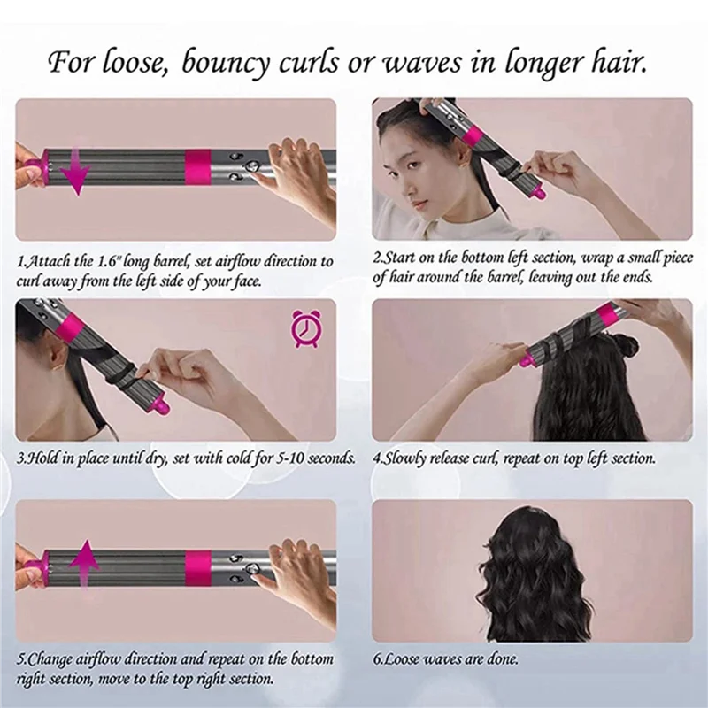 3X для Dyson Airwrap, стайлер для волос, насадка для завивки волос, аксессуары для щипцов для завивки вьющихся волос, машина для укладки волос HS01 HS05 HD08 B
3X для Dyson Airwrap, стайлер для волос, насадка для завивки волос, аксессуары для щипцов для завивки вьющихся волос, машина для укладки волос HS01 HS05 HD08 B