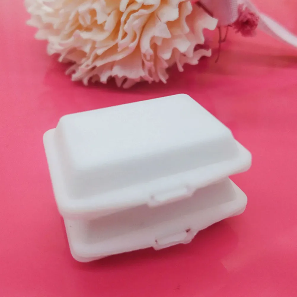 4Pcs Miniature Simulation Takeaway Box Plastic Fast Food Packing Scene Dollhouse Lunch Accessories Dollhouse Lunch Case
4Pcs Miniature Simulation Takeaway Box Plastic Fast Food Packing Scene Dollhouse Lunch Accessories Dollhouse Lunch Case