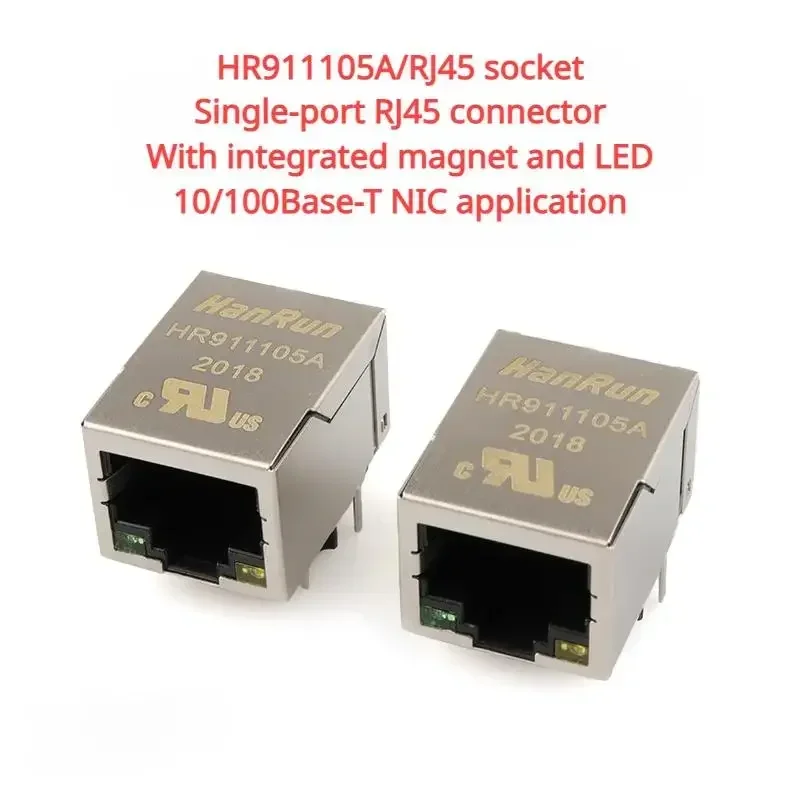 Сетевой трансформатор HR911105A с подсветкой HY911105A RJ45, сетевой фильтр с подсветкой
Сетевой трансформатор HR911105A с подсветкой HY911105A RJ45, сетевой фильтр с подсветкой