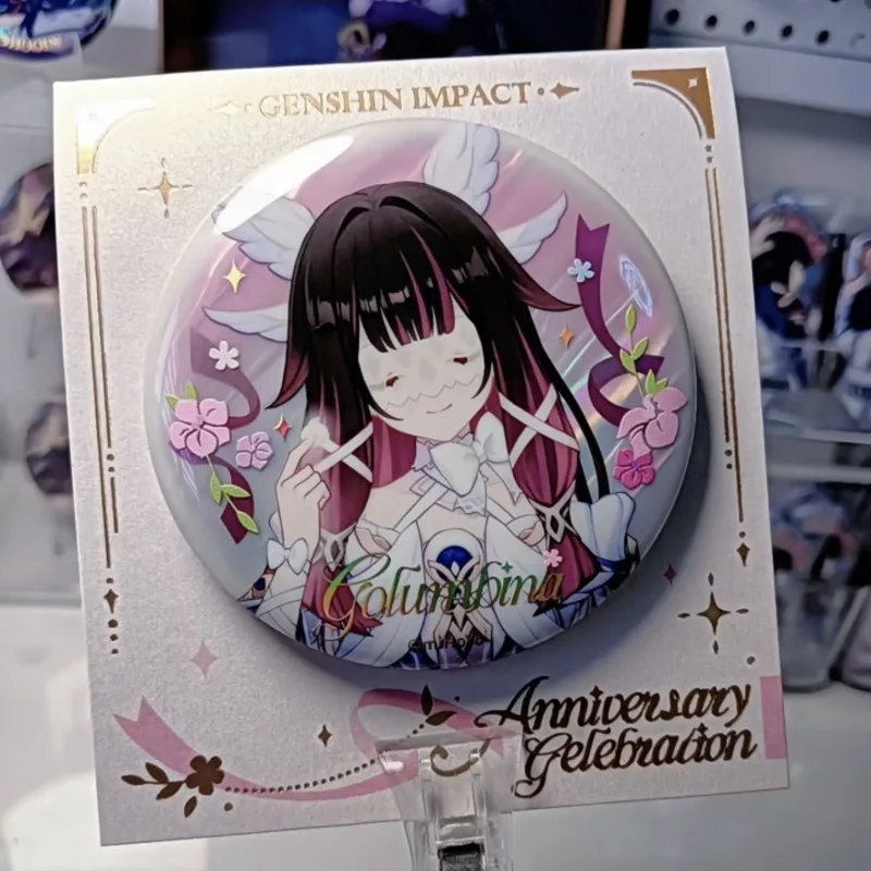 Genshin Impact Fans Works Damselette Columbina Cute Laser Pin Badge Cosplay Accessories for Clothes Backpack Decor Brooch Gift
Genshin Impact Fans Works Damselette Columbina Cute Laser Pin Badge Cosplay Accessories for Clothes Backpack Decor Brooch Gift
