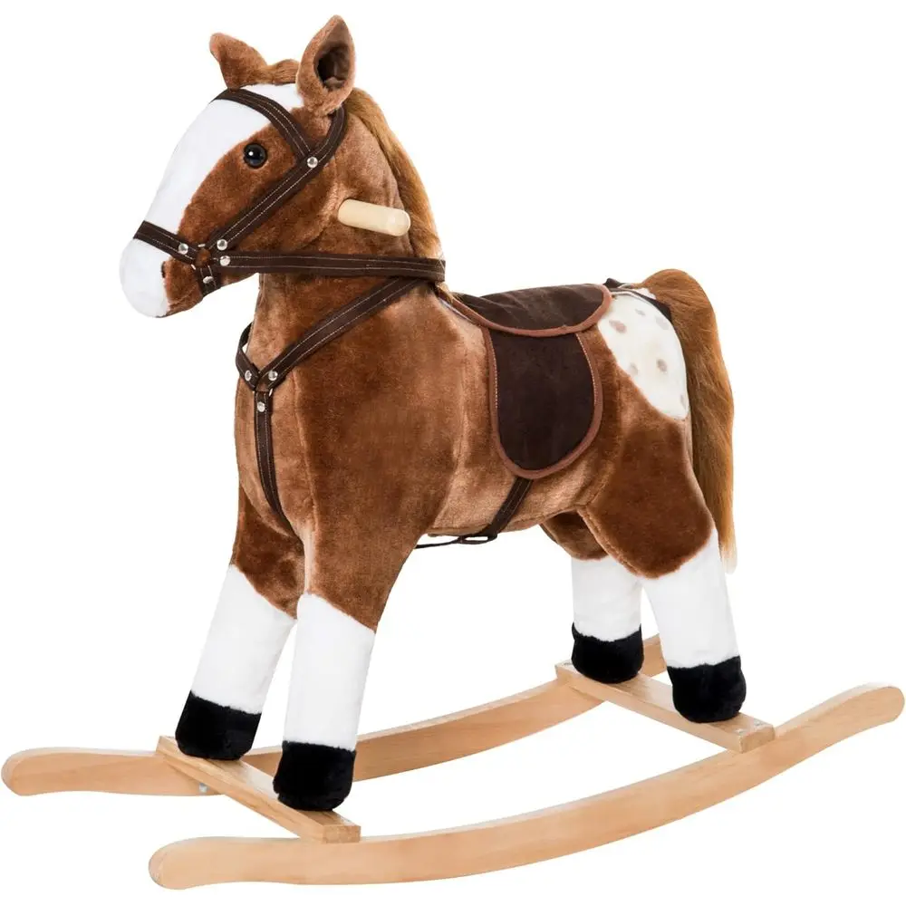 Children's Plush Ride-On Rocker with Realistic Sounds, Suitable for Boys and Girls, Brown
Children's Plush Ride-On Rocker with Realistic Sounds, Suitable for Boys and Girls, Brown