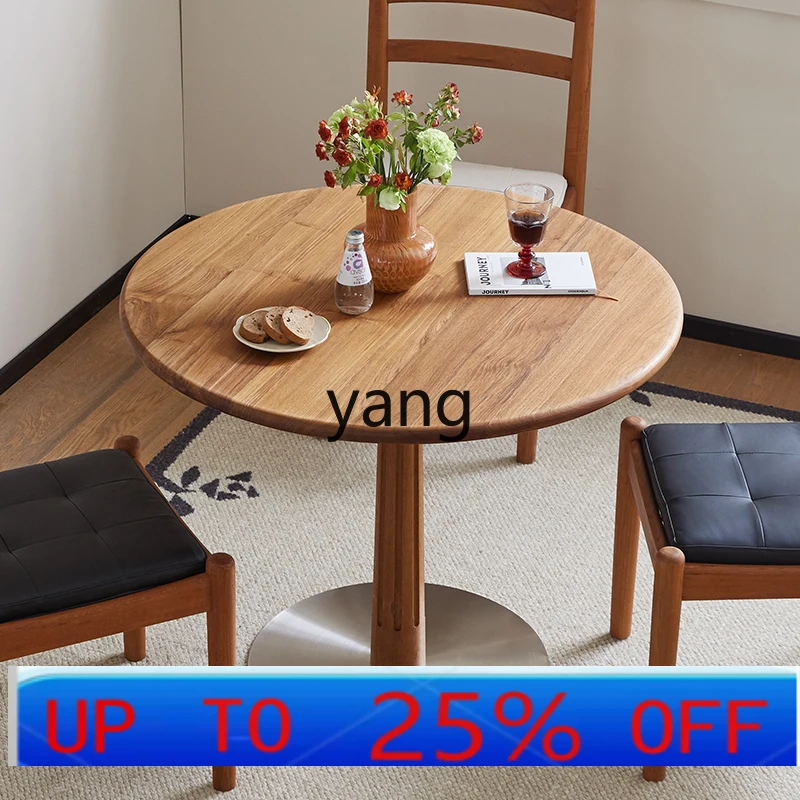 LMM All Solid Wood Balcony Simple Small Apartment Round Dining Table
LMM All Solid Wood Balcony Simple Small Apartment Round Dining Table