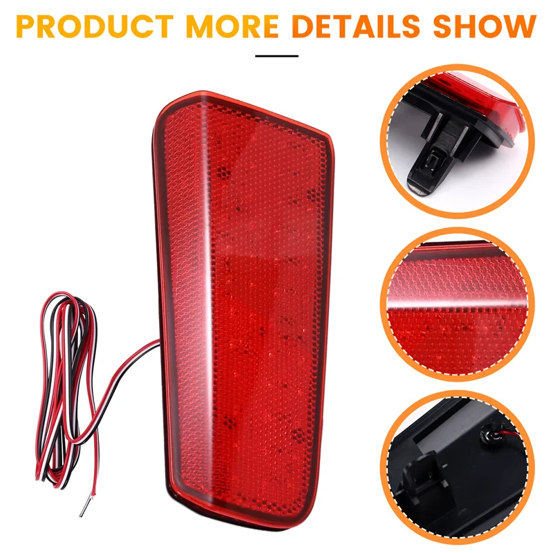 Car LED Rear Bumper Reflector Brake Light Tail Lamp For Toyota Alphard 30 Series
Car LED Rear Bumper Reflector Brake Light Tail Lamp For Toyota Alphard 30 Series