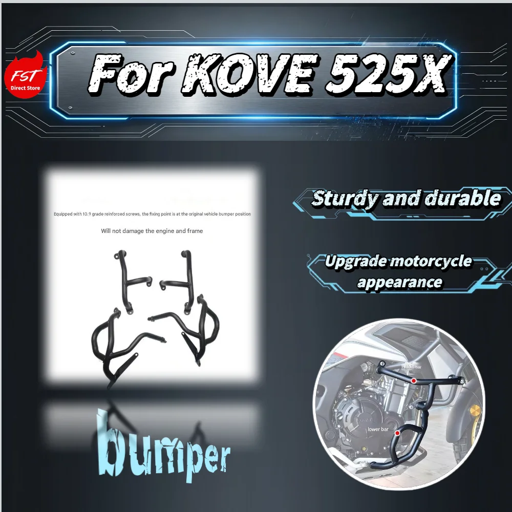 For Kove 525X Middle-Lower Crash Bar Bumper Guard Modified Motorcycle Anti-Fall Protector Accessories
For Kove 525X Middle-Lower Crash Bar Bumper Guard Modified Motorcycle Anti-Fall Protector Accessories
