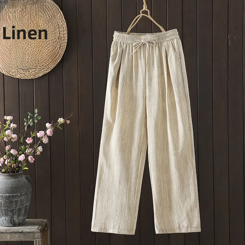 Summer Style Wide Leg Pants Women's Thin High Waist Draped Ice Silk Straight Leg Lazy Floor-Length Elastic Waist Casual Trousers
Summer Style Wide Leg Pants Women's Thin High Waist Draped Ice Silk Straight Leg Lazy Floor-Length Elastic Waist Casual Trousers
