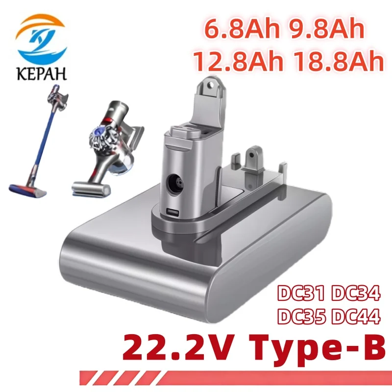 Cost-Effective 22.2V DC31 Type-B Battery|6800 - 18800mAh New Replacement for Dyson DC31/DC35/DC44/DC45 Handheld Tools
Cost-Effective 22.2V DC31 Type-B Battery|6800 - 18800mAh New Replacement for Dyson DC31/DC35/DC44/DC45 Handheld Tools