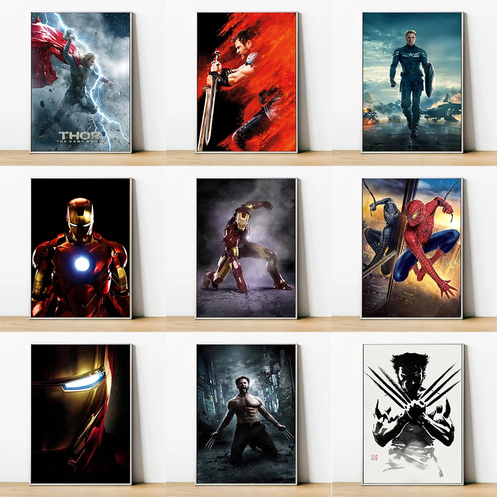 MINISO Marvel Superheroes Avengers Spider-Man Iron Man Parlor Bedroom Decorative Art Posters Wall Mural Canvas Painting Printing
MINISO Marvel Superheroes Avengers Spider-Man Iron Man Parlor Bedroom Decorative Art Posters Wall Mural Canvas Painting Printing