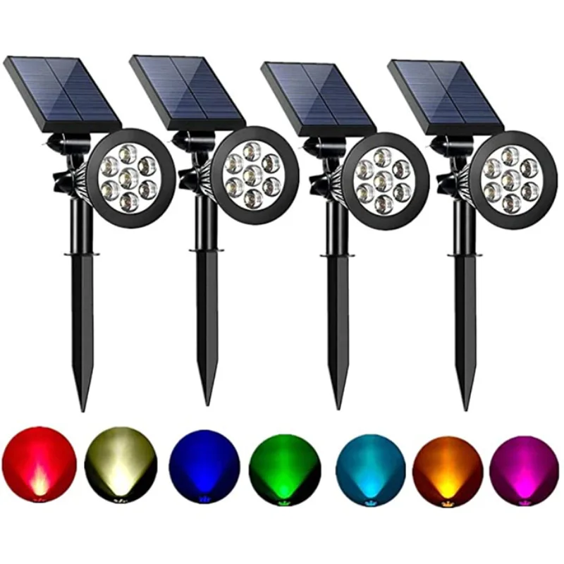 New RGB solar projector lamp 7LED garden lawn lamp 4LED colorful garden decorative landscape lamp
New RGB solar projector lamp 7LED garden lawn lamp 4LED colorful garden decorative landscape lamp